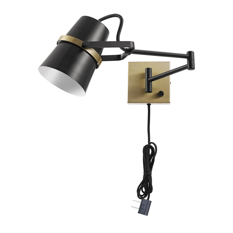 Laklyn Plug-in Armed Sconce