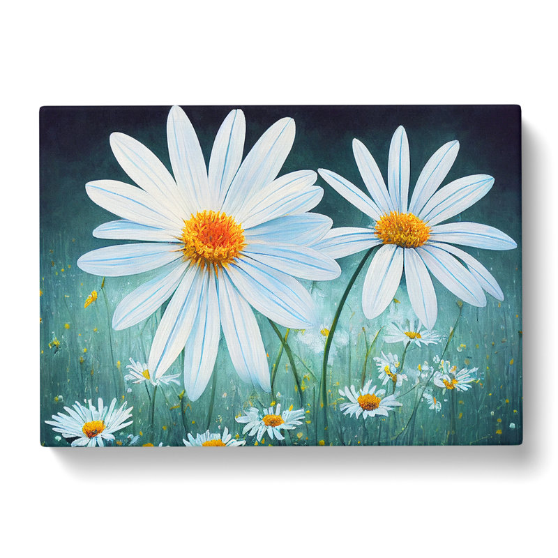 Daisy Flower Vol.2 - Wrapped Canvas, 40cm H x 60cm W x 3cm D