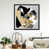 Black Floater Framed