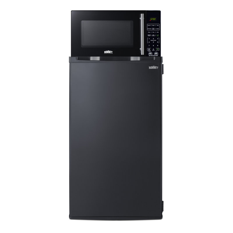 Microwave/Refrigerator-Freezer Combination with Allocator, Right Hand Swing