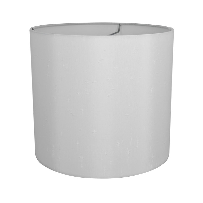 Abat-jours cylindriques 11 po en haut x 11 po en bas x 10 po, Blanc