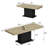 Azzedine 31.5 " Extendable Rectangular Dining Table-2005100569