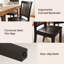 Tanvier Slatted Back Dining Chair Solid Wood Side Chair-1990196262