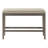Counter Height Bench 1Pc Fabric Upholstered