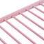 Lit superposé en métal avec couchette rose