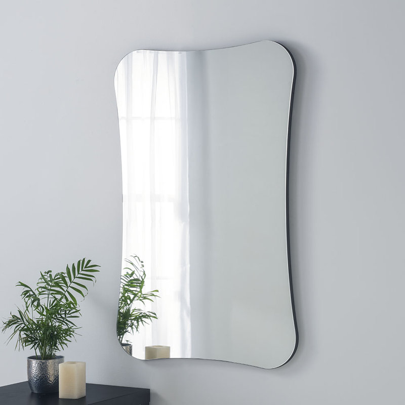 Aleli Vanity Mirror, 80cm x 12cm, Black