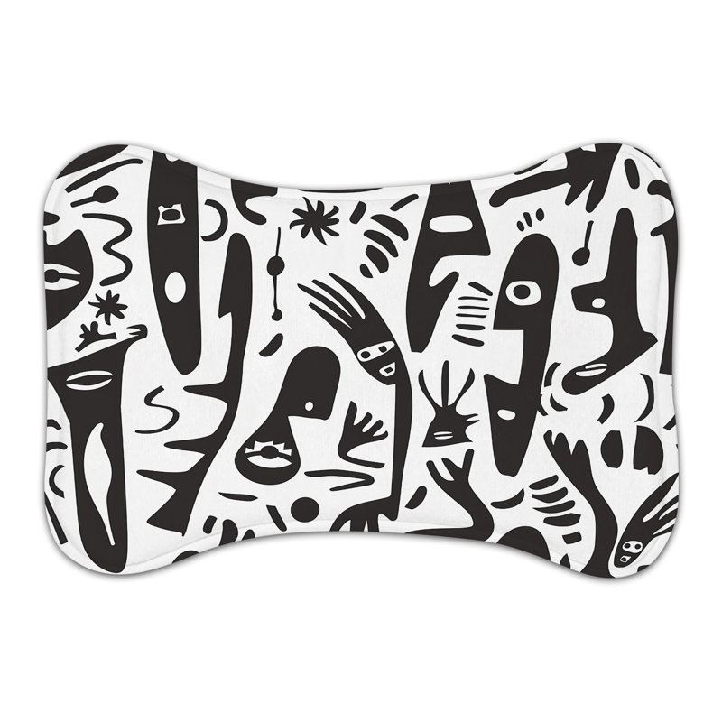 Tapis à motif artistique - 1 pièce