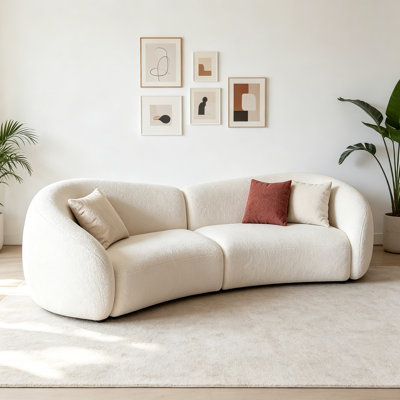 Modern Minimalist Design Curved Sofa