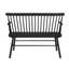 Ornement décoratif en bois avec chaise en bois noir Accent-856166167