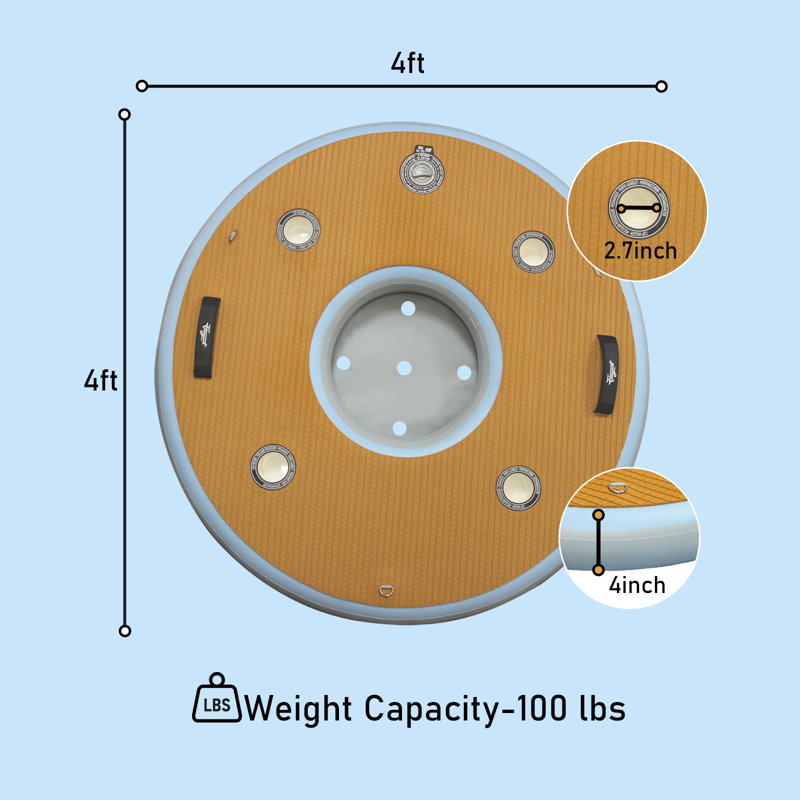 Inflatable Floating Hangout Bar
