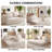 78 Inch Convertible Sofa Bed, 5-In-1 Futon Sofa Bed Pull Out Couch, Compression Couch Bed For Living Room, Corduroy Boneless Couches For Bedroom, Apartment, No Assembly Sleeper Sofa Bed, Tool-Free Assembly-512487397