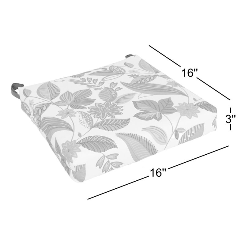 Outdoor 3'' Seat Cushion, Westport Teal