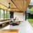 60 Inch 3 Solid Wood Blade DC Motor Ceiling Fan Decorate For The Living Room With Light