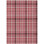 3' X 5' Red Black And Ivory Plaid Washable Indoor Outdoor Area Rug