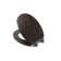 Croydex Montoro Flexi-Fix Soft Close Wooden Toilet Seat - Quick Release Button for Easy Cleaning and Adjustable Hinges with Top and Bottom Fixings, Antibacterial Heavy Duty Toilet Seat (Walnut Effect)