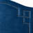 Montserrad Twin Royal Blue Velvet Nail Head Trim Upholstered Headboard, 56.04" H X 38.69" W X 2.16" D
