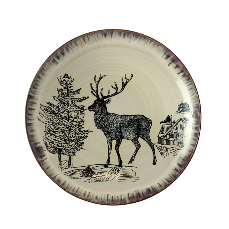 Bryon 16 Piece Stoneware Dinnerware Set - Service for 4