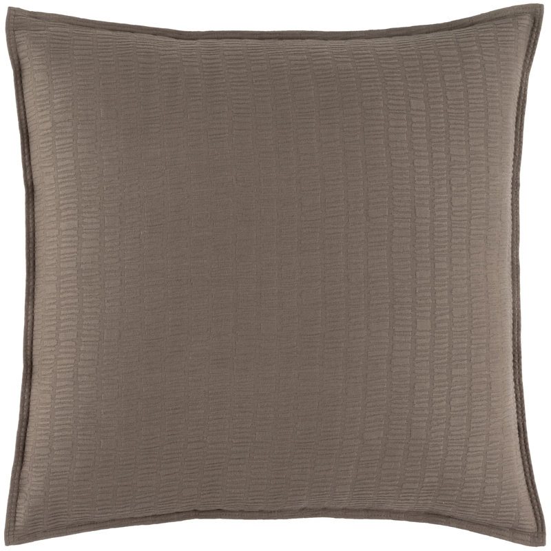 Roark Matelasse Sham, Euro, Mushroom