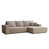 Light Brown Polyester/Chenille