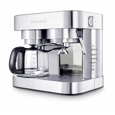 Espressione Stainless Steel Combination Coffee & Espresso Maker