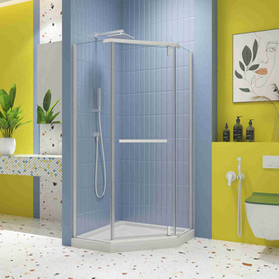 Frameless Swivel Tempered Glass Shower Door