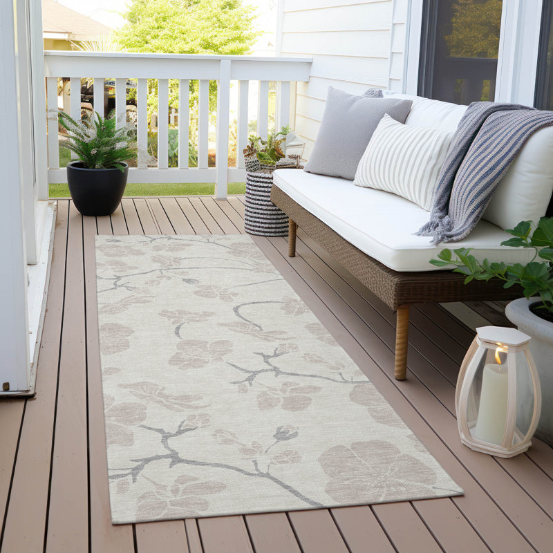  Machine Washable Indoor/Outdoor Chayden ACN1032 Rug, Runner 2'3" x 7'6"