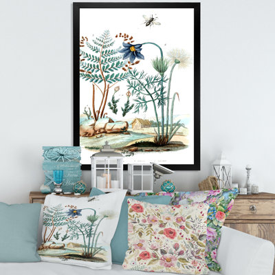 Anciens animaux de campagne rétro - peinture sur toile