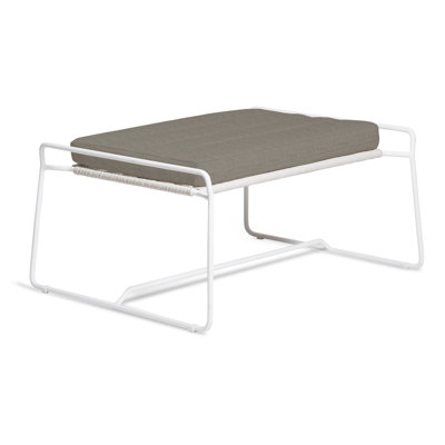 Repose-pieds d'extérieur avec coussin Sandur