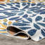 Tapis d'intérieur / extérieur bleu / orange Weyland-1581026163