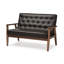 Causeuse à accoudoirs carrés 48,95 po Vanhook-1197363615