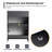 Hunar 24'' Free standing Single Bathroom Vanity With Resin Vanity Top-1149395181-1161832354