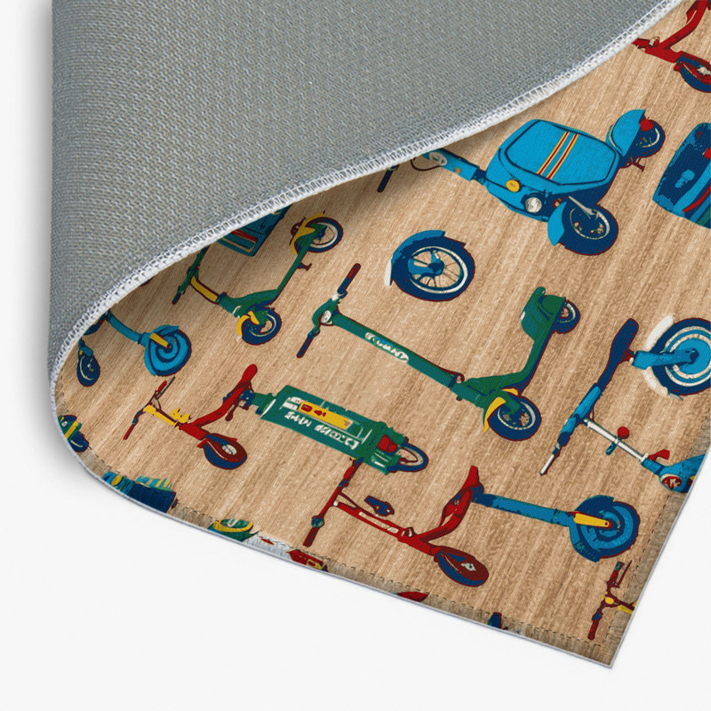 Tapis intérieur et extérieur brun Transport, Rectangulaire 2 pi x 3 pi