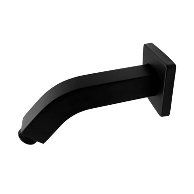 6" Shower Arm With Flange,wall Mounted Square Shower Pipe Arm,stainless Steel,for Fixed Shower Head