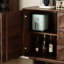 Walnut Wood Solid Wood Sideboard-115697663