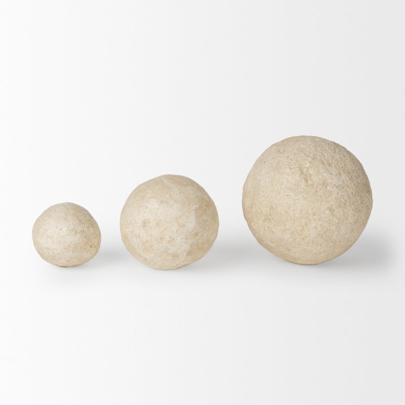 Geniyah Abstract Vase Filler, Beige