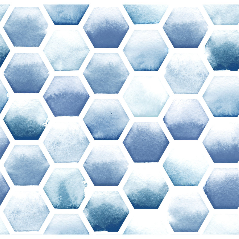 Higdon Peel & Stick Geometric Roll, 16.67" L x  25" W