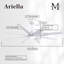 Ariella - Eight Blade Ceiling Fan - Integrated LED - Matte Black Finish - Matte White Blades-238019756-238019795
