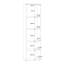 Tyneside 180.9cm H x 50.2cm W Bookcase