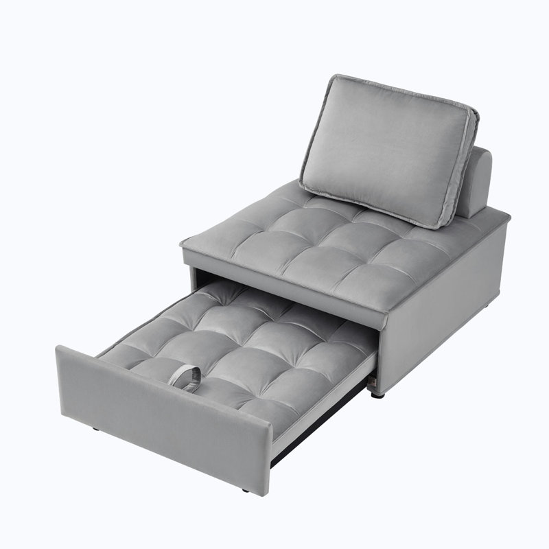 Armless Folding Chair, Gray