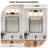 22.4" 3-Light Dimmable Bathroom Vanity Light with Frosted Glass Shades-890820063
