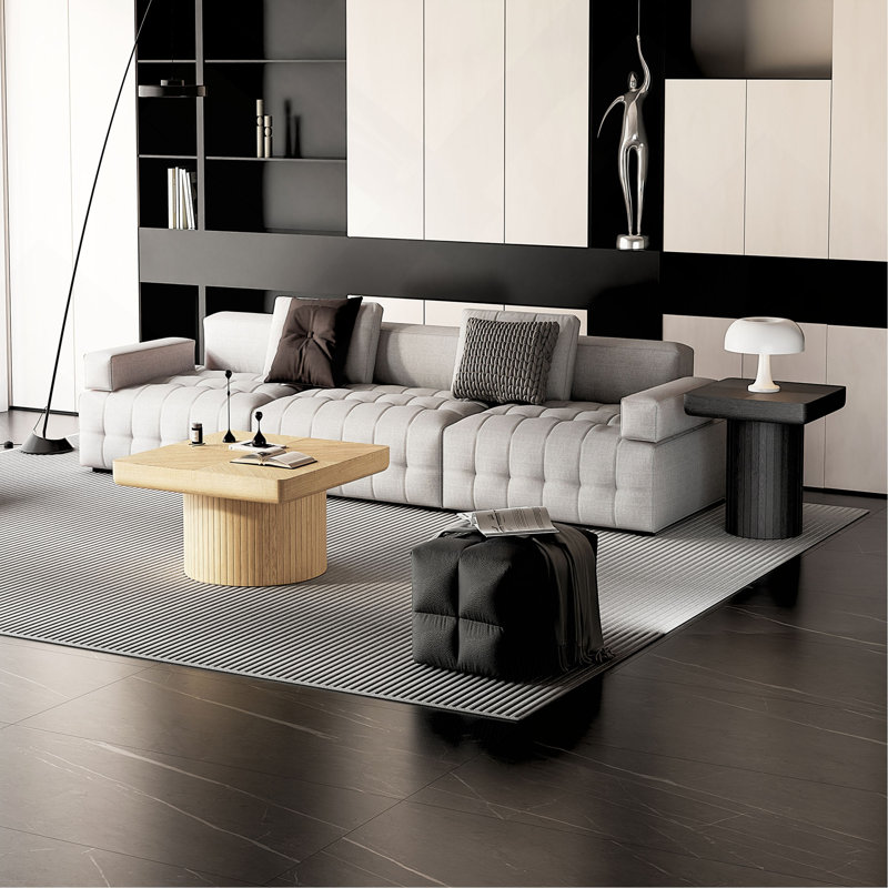 Ensemble de tables basses Modern Modern, Black+Natural