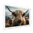 White Single Picture Framed