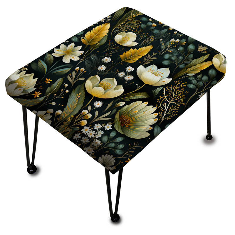 Boho Botanical Garden - Botanical Rectangle Ottoman