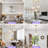 1 - Light Gold Kitchen Island Single Pendant Light With 11in Striped Clear Glass Shade-1347563810