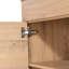 Meuble-lavabo de 30 po avec poignée en métal et tablette intérieure réglable à 2 portes-2019648408