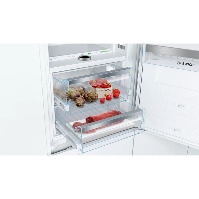 Benchmark 22'' Bottom Freezer Refrigerator 8.3 cu. ft. Refrigerator with Multi Air Flow