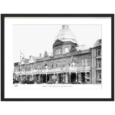 Rhyl, The Queen's Palace 1903 by Francis Frith - Single Picture Frame Print
