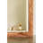Zehra 35 in. x 75 in. Natural Stone Arch Framed Mirror
