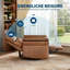 Fauteuil oscillant inclinable électrique pour le salon, fauteuil berçant à 360 ° avec inclinaison réglable-129665224