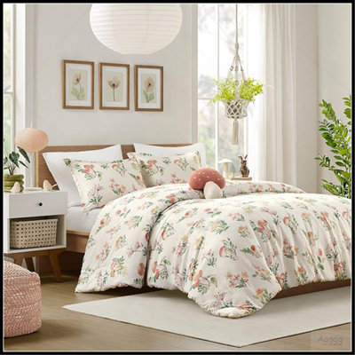 Full/Queen Mushroom Garden Comforter Set